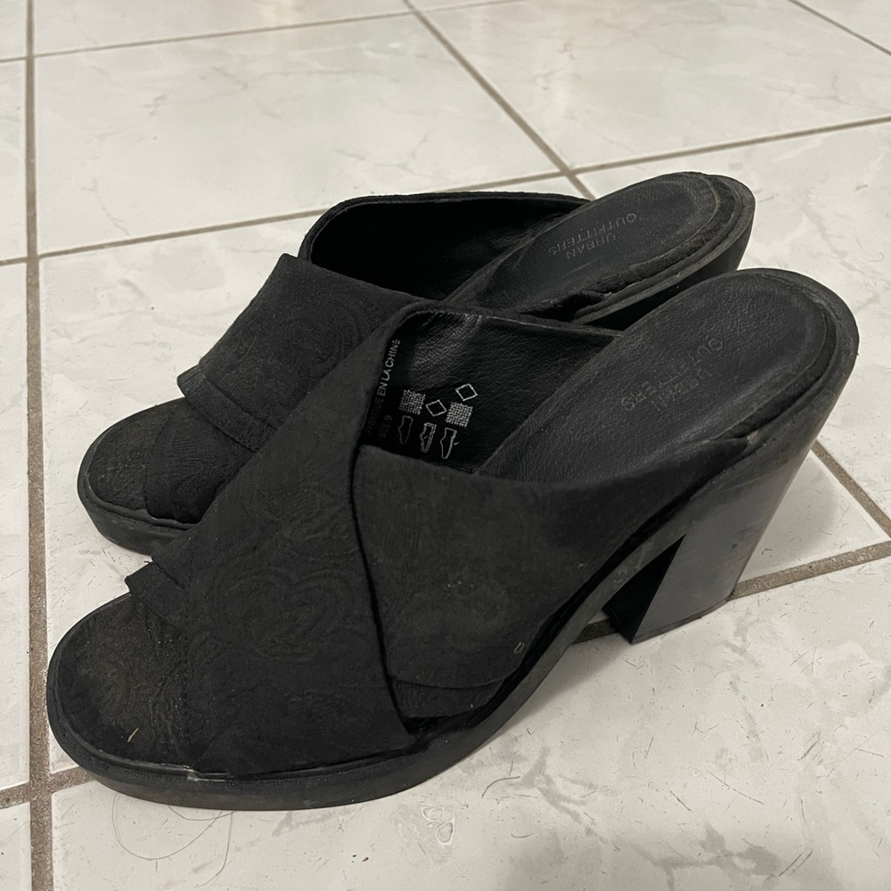 Urban Outfitters Black Women's Mules